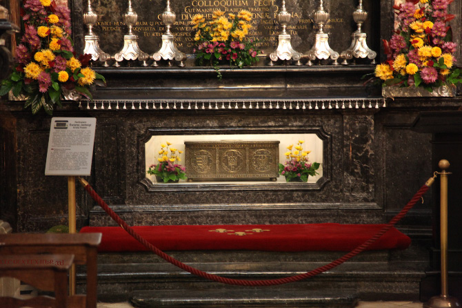 in Wawel Cathedral in Poland in European Christendom the reliquary of Queen Saint Jadwiga